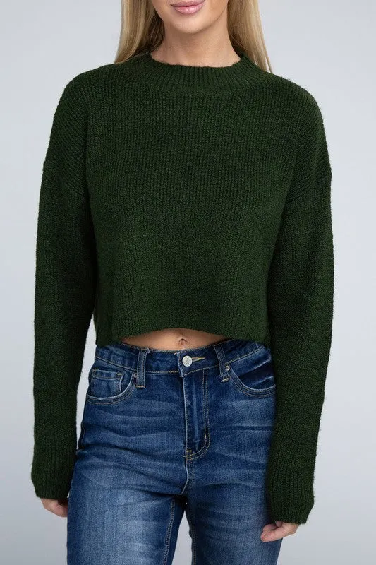 5 COLORS - Mock Neck Pullover