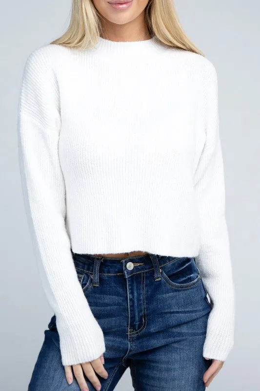 5 COLORS - Mock Neck Pullover