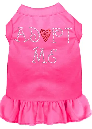 Adopt Me Rhinestone Dress Bright Pink 4x
