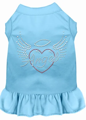 Angel Heart Rhinestone Dress Baby Blue Xxl