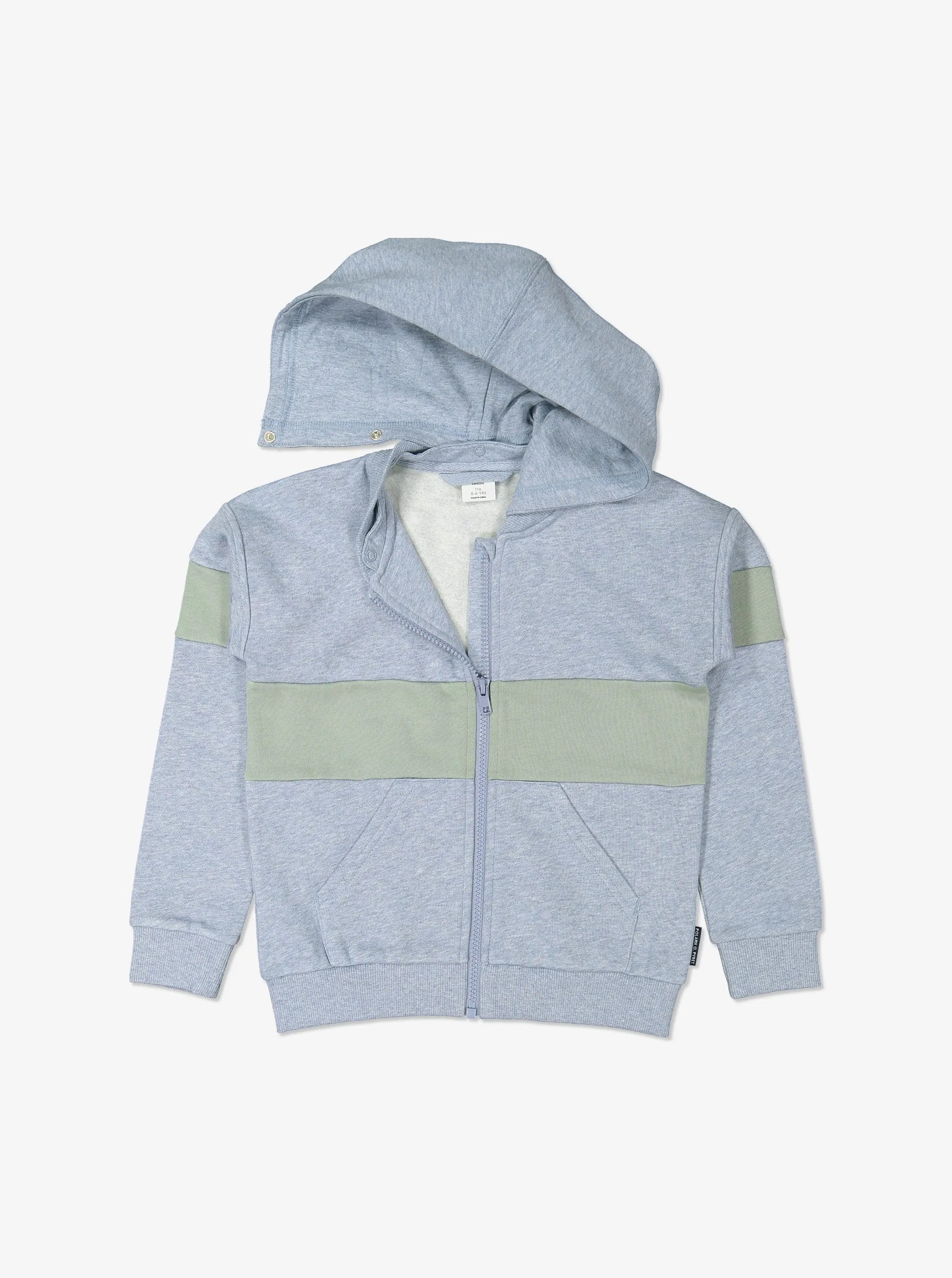 Block Stripe Kids Hoodie