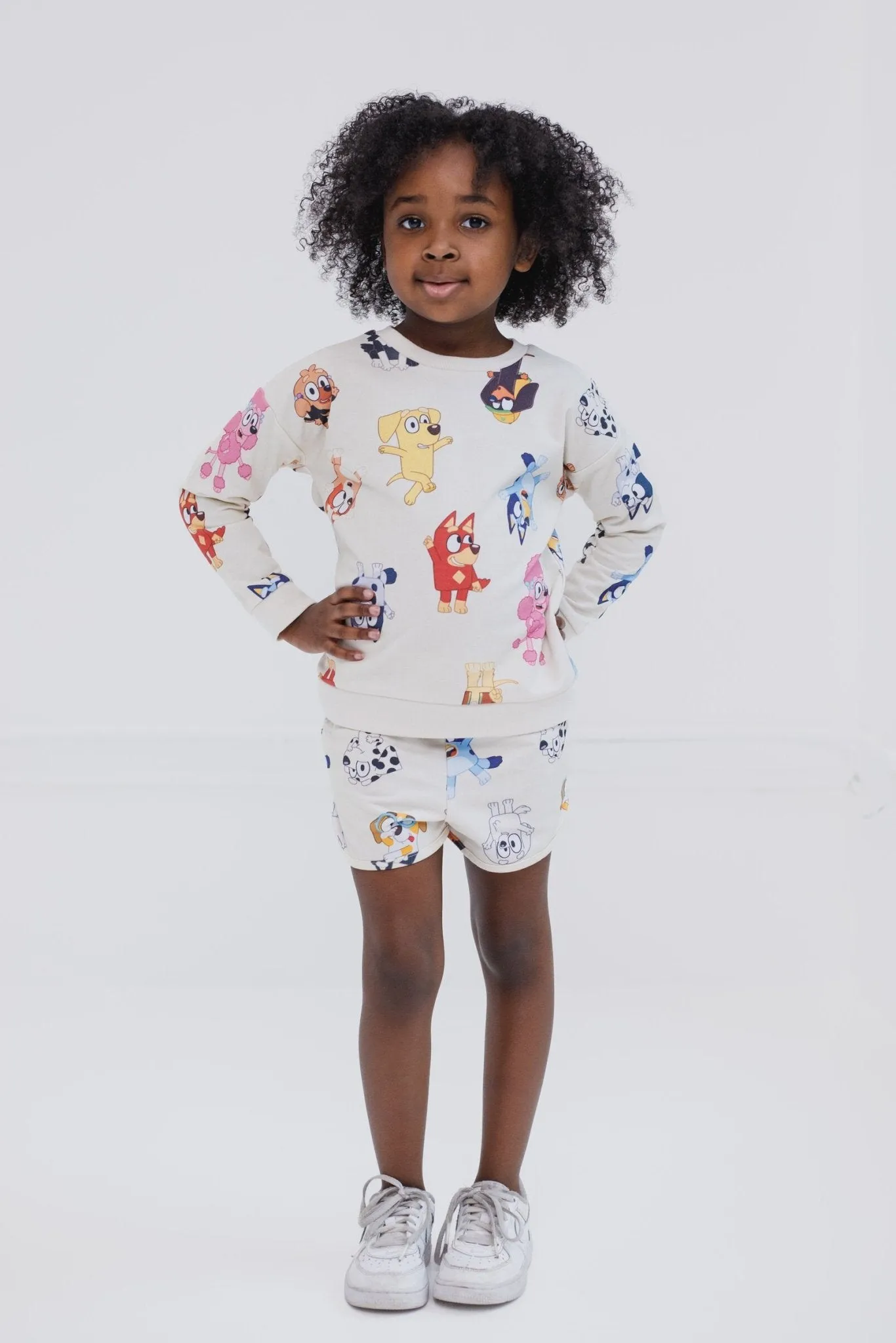 Bluey French Terry Sweatshirt and Shorts