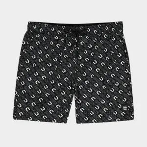 Code Mens AOP Pool Short Black/White _ 182621 _ Black
