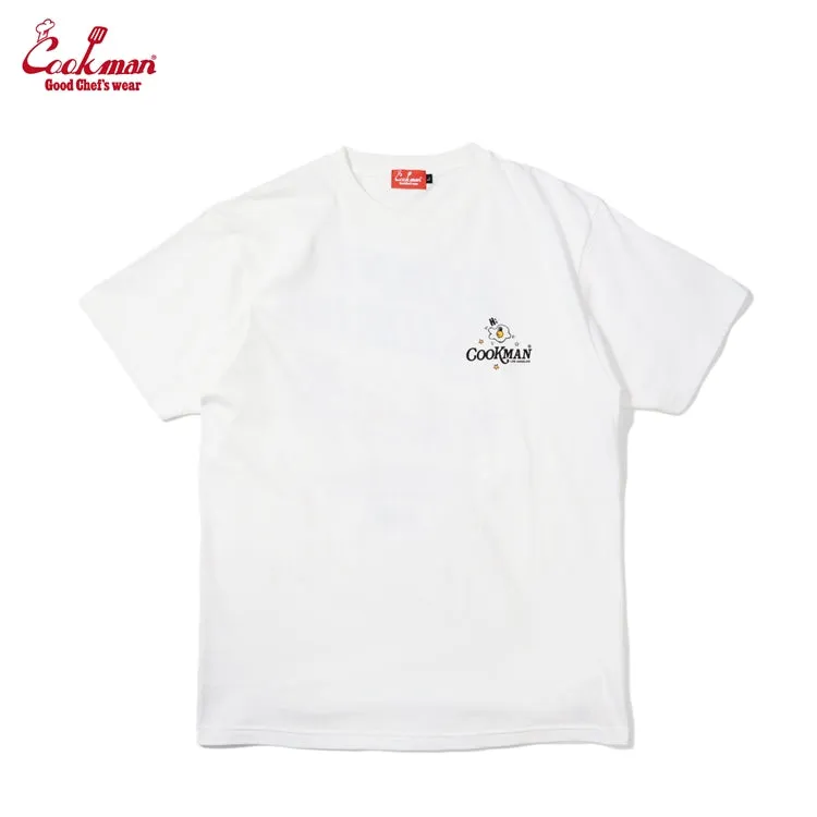 Cookman Tees - Sunny Side Up : White