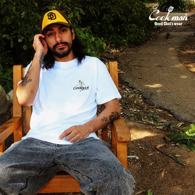 Cookman Tees - Sunny Side Up : White
