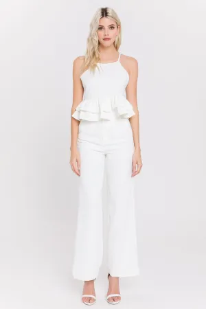 Crepe Crop Top