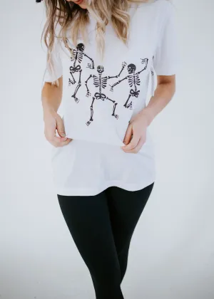 Dancing Skeleton Graphic Tee