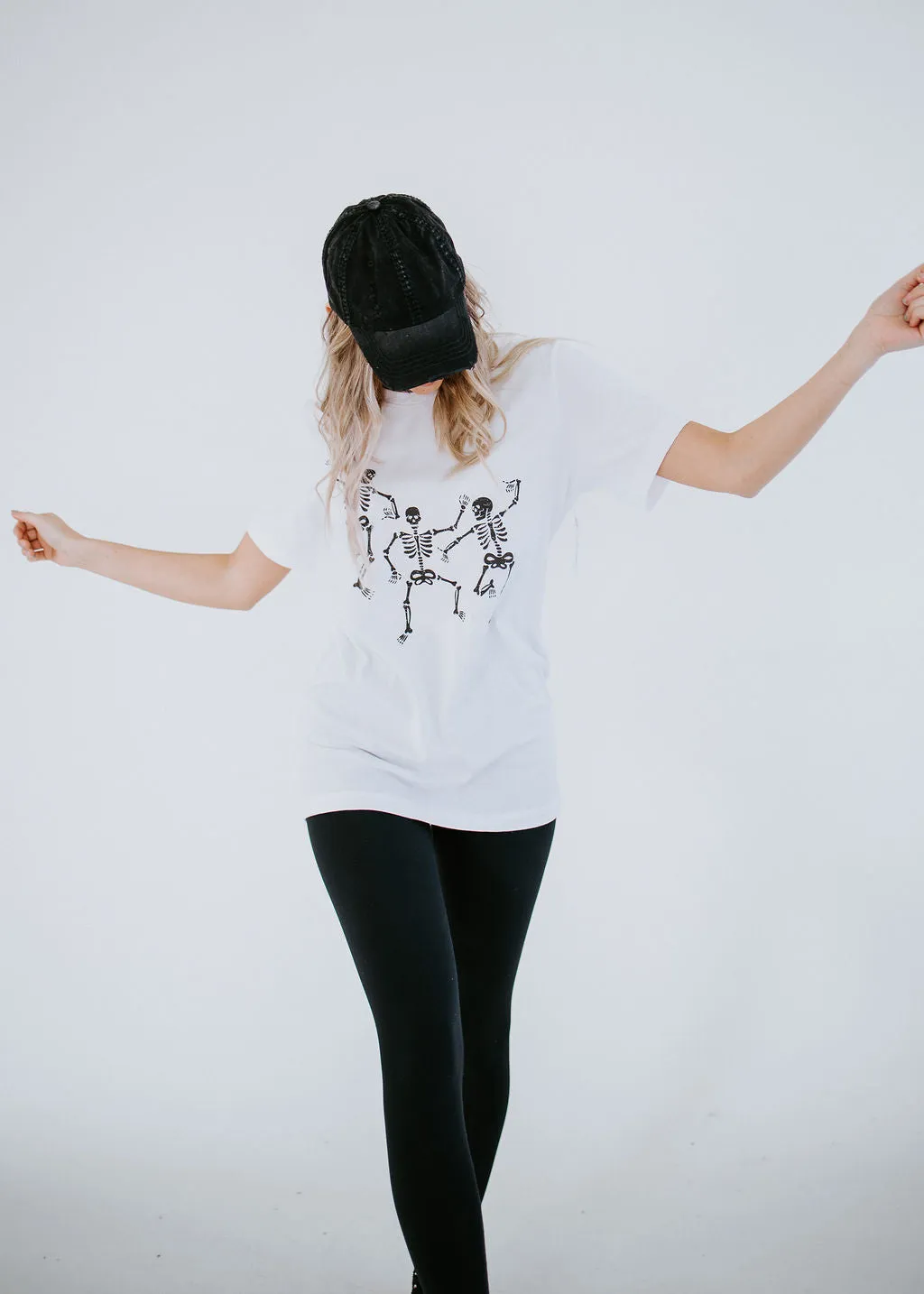 Dancing Skeleton Graphic Tee