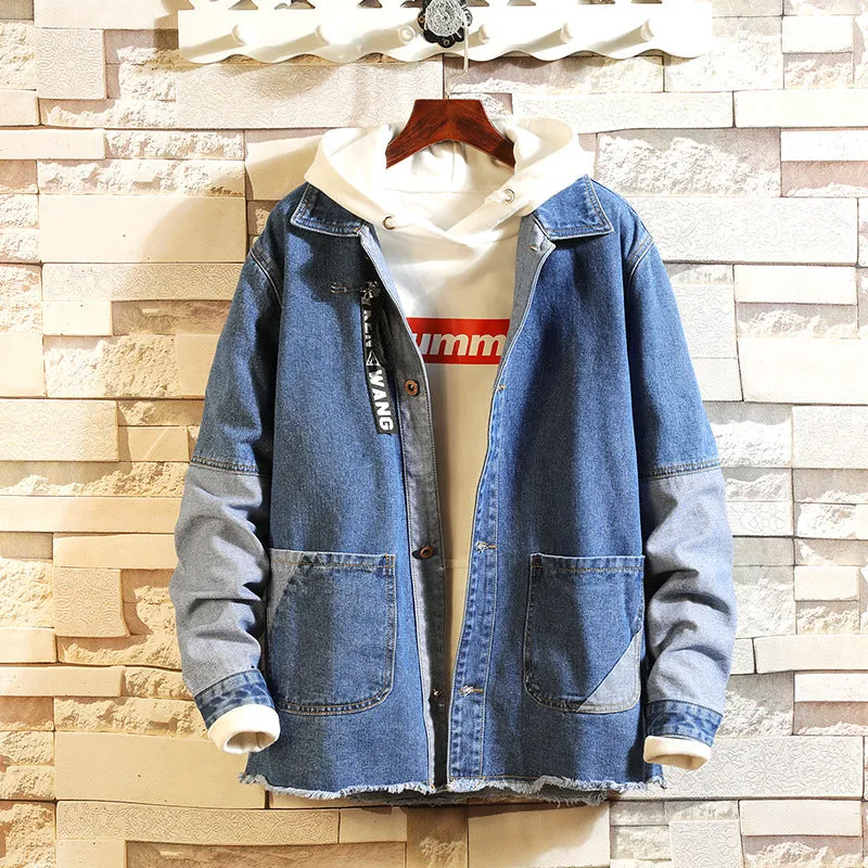 Denim Jackets - Solid Color Denim Jacket Series Harajuku Super Cool Denim Jacket