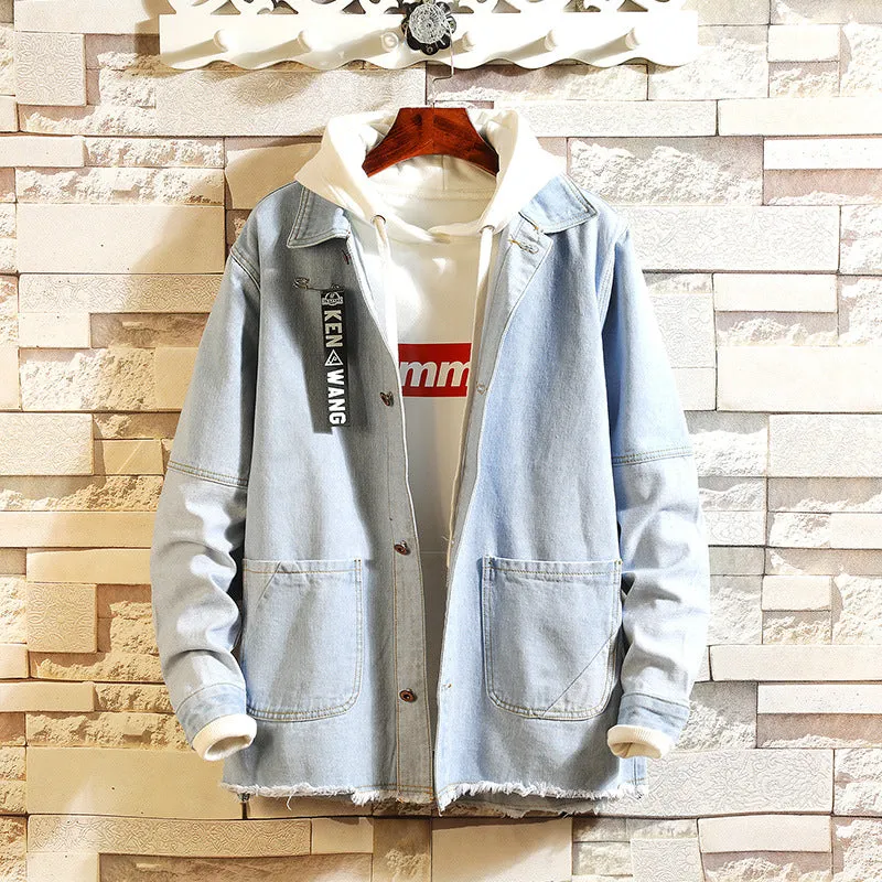Denim Jackets - Solid Color Denim Jacket Series Harajuku Super Cool Denim Jacket