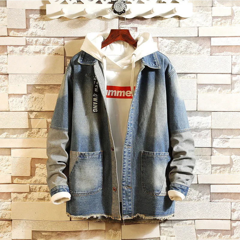 Denim Jackets - Solid Color Denim Jacket Series Harajuku Super Cool Denim Jacket