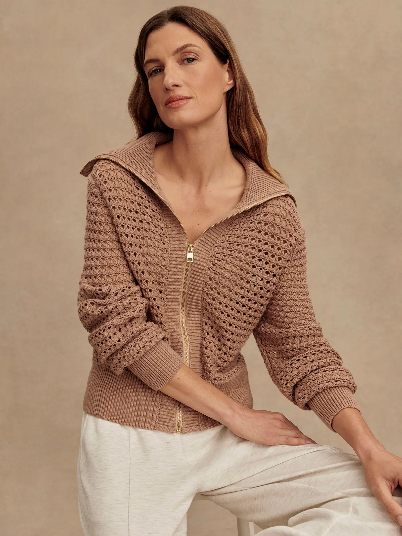 Eloise Full Zip Knit