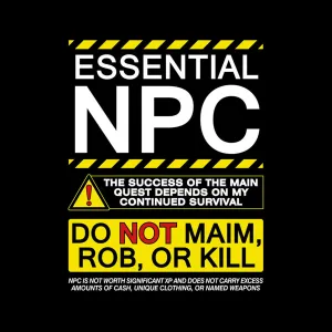 Essential NPC T-Shirt | Roleplaying Game Tee Shirt