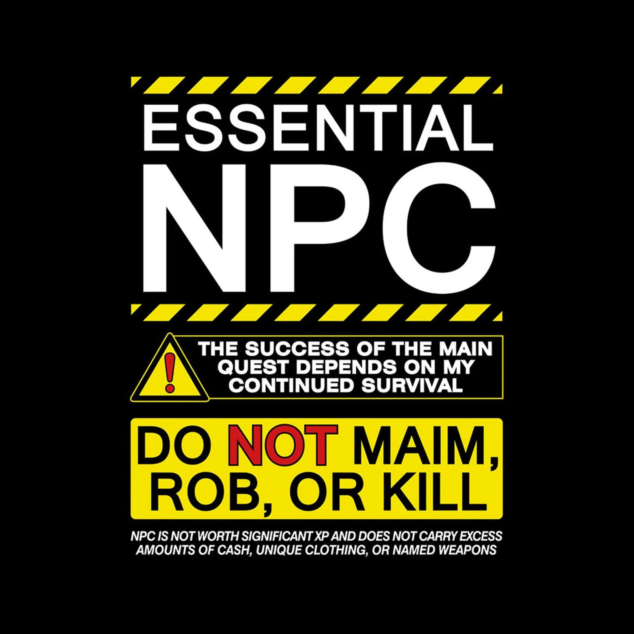 Essential NPC T-Shirt | Roleplaying Game Tee Shirt
