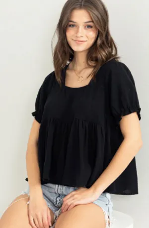 FINAL SALE Friends Forever Puff Sleeve Top