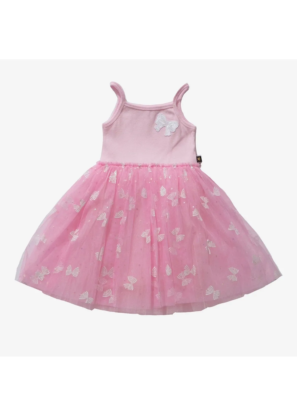 girls ribbons strap tutu dress