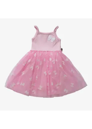 girls ribbons strap tutu dress