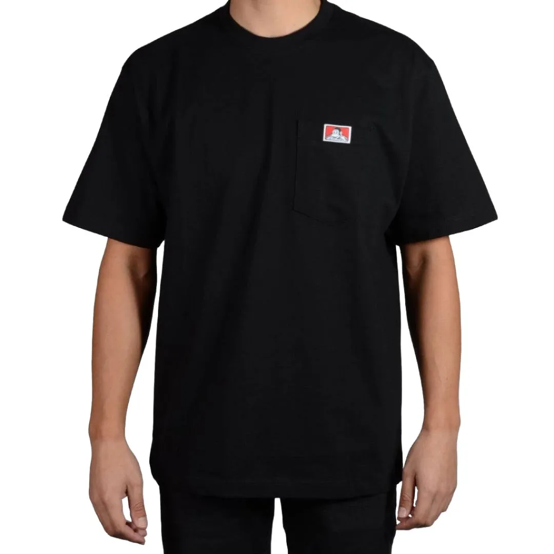 Heavy Duty Short Sleeve Pocket T-Shirt: Black