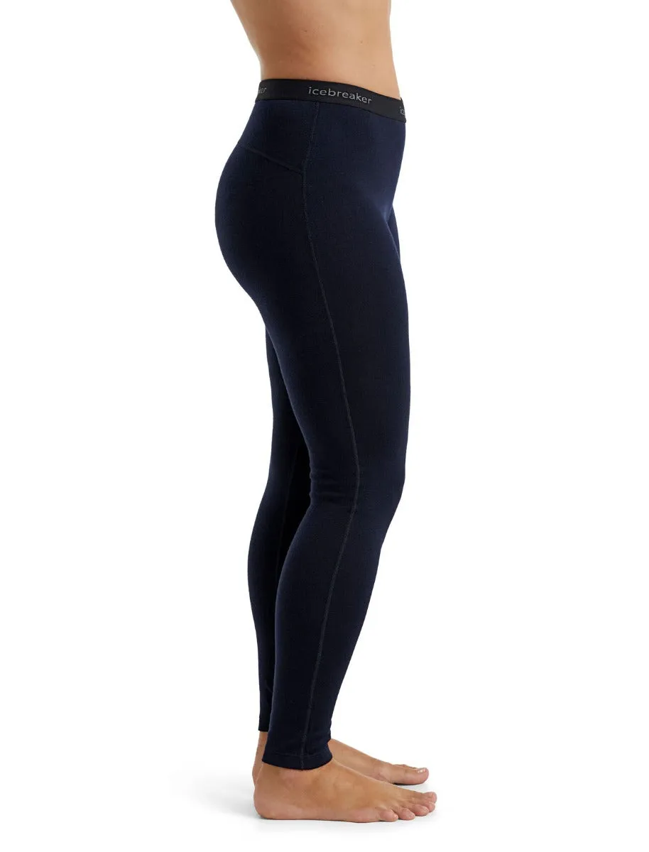 Icebreaker Women's Merino 260 Thermal Leggings, black