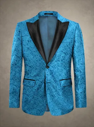 Italian Silk Ivete Tuxedo Blazer