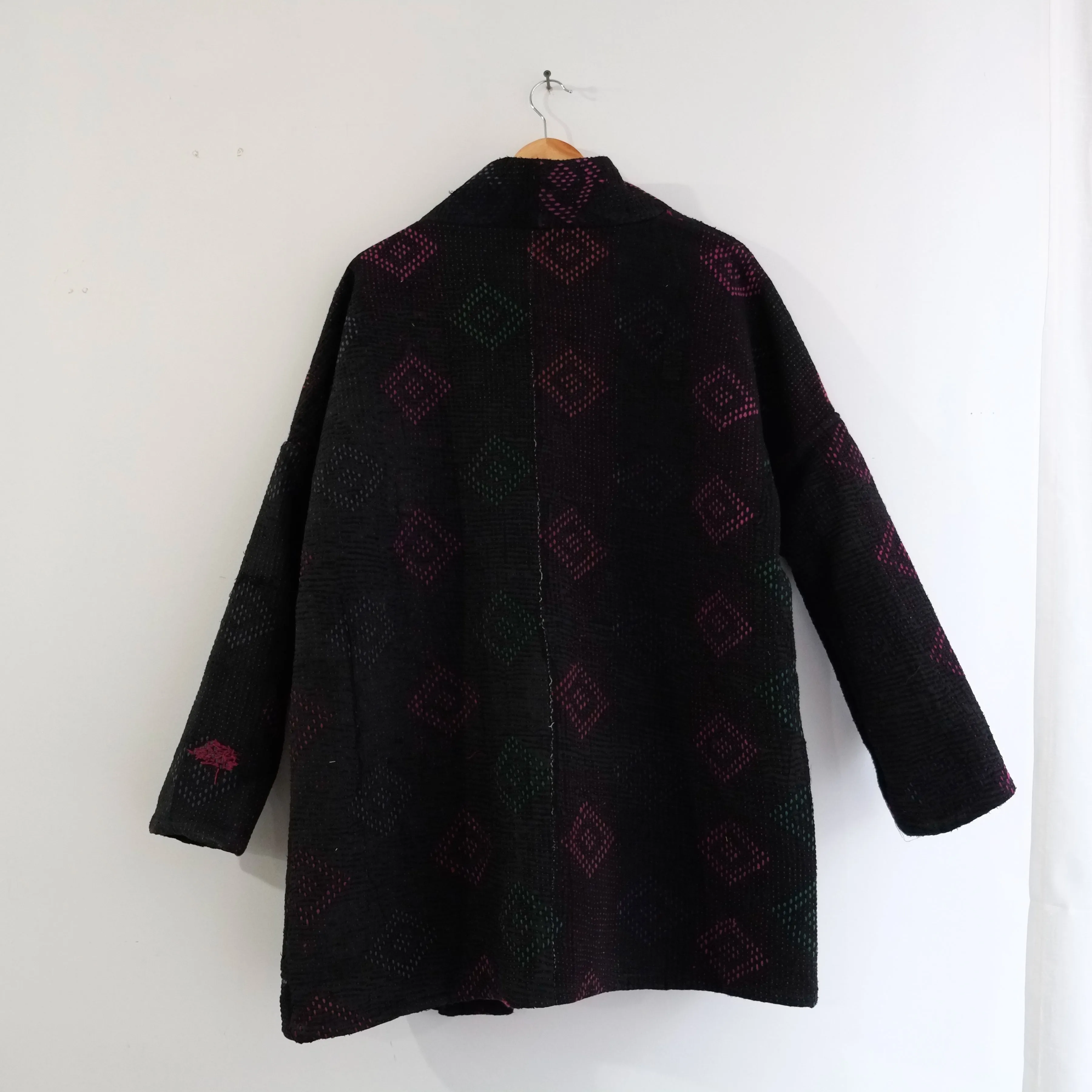 M Black with Colorful Diamonds Anoushka Jacket LL081