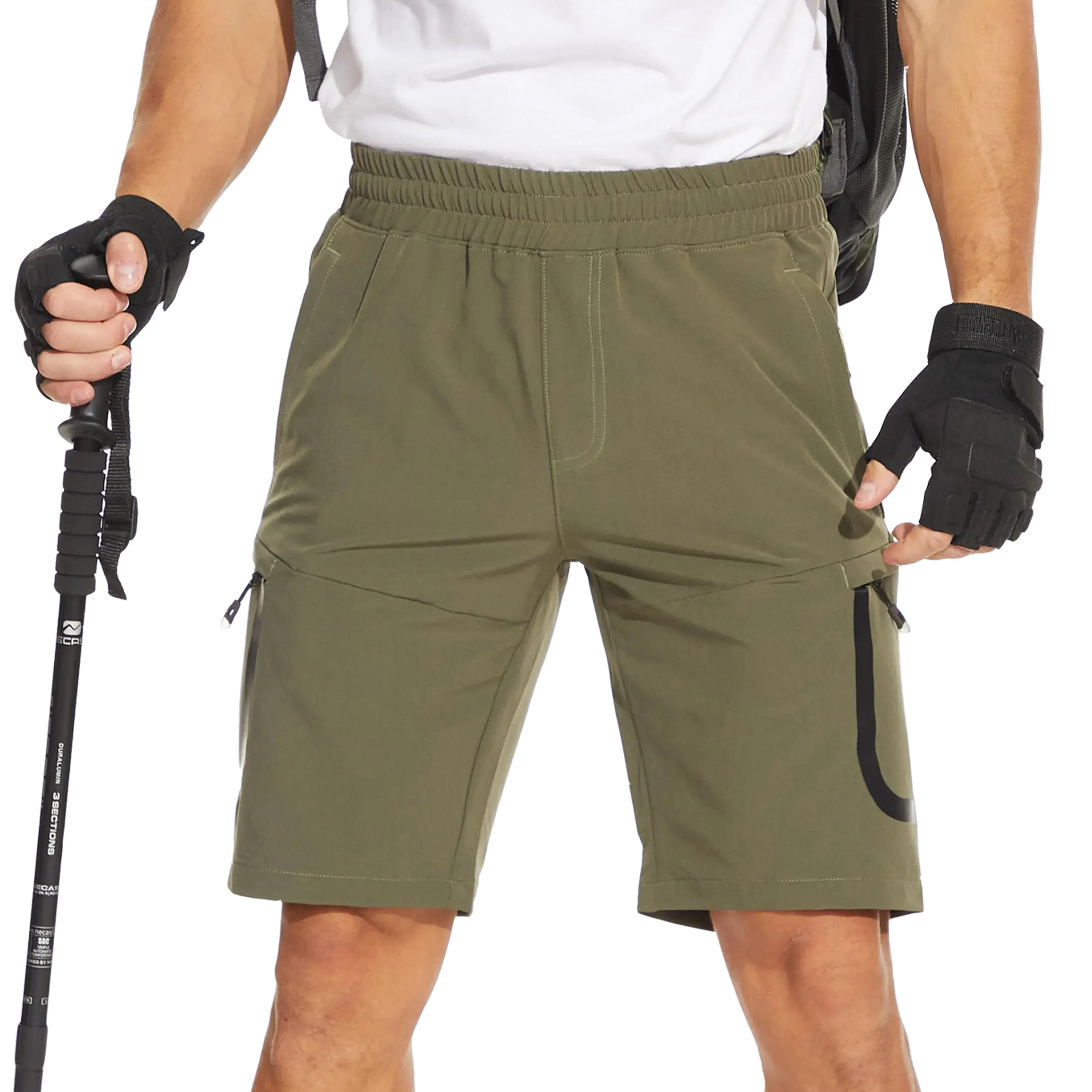 Men's Outdoor / Sports Shorts - Green