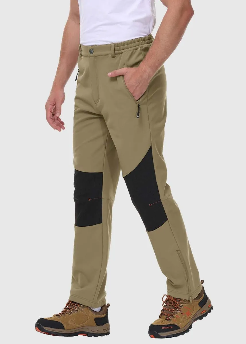 Men's Water Resistant Fleece Lined Insulated Pants