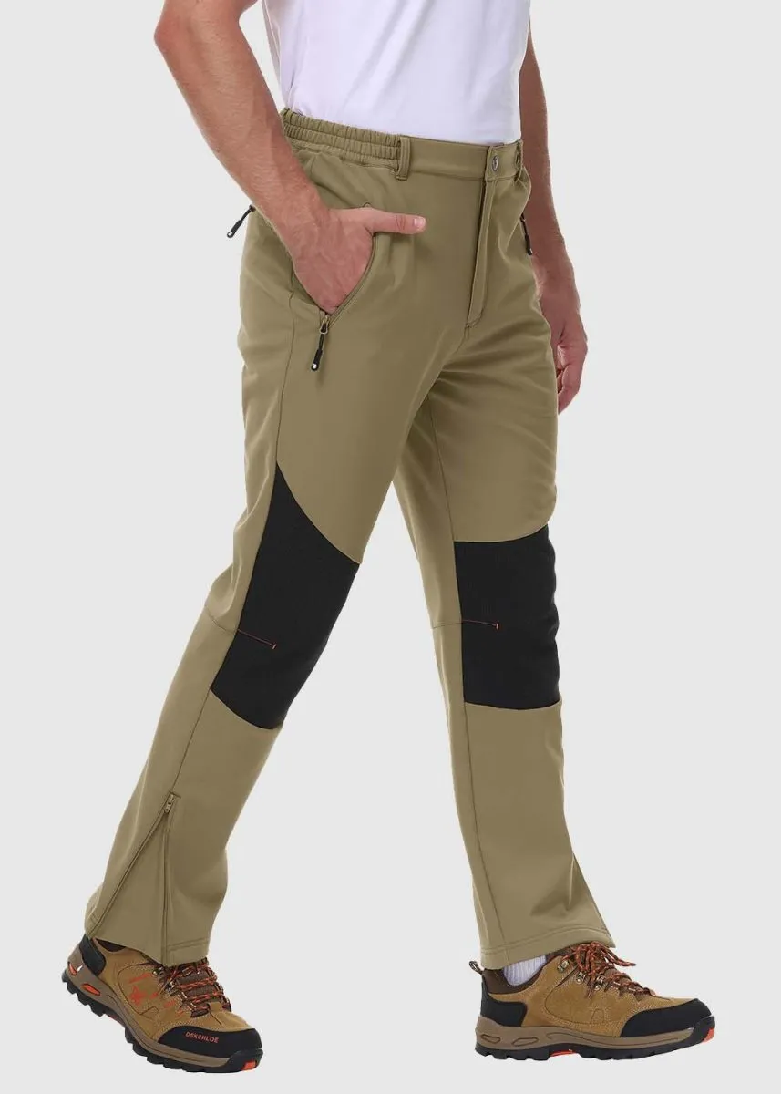 Men's Water Resistant Fleece Lined Insulated Pants