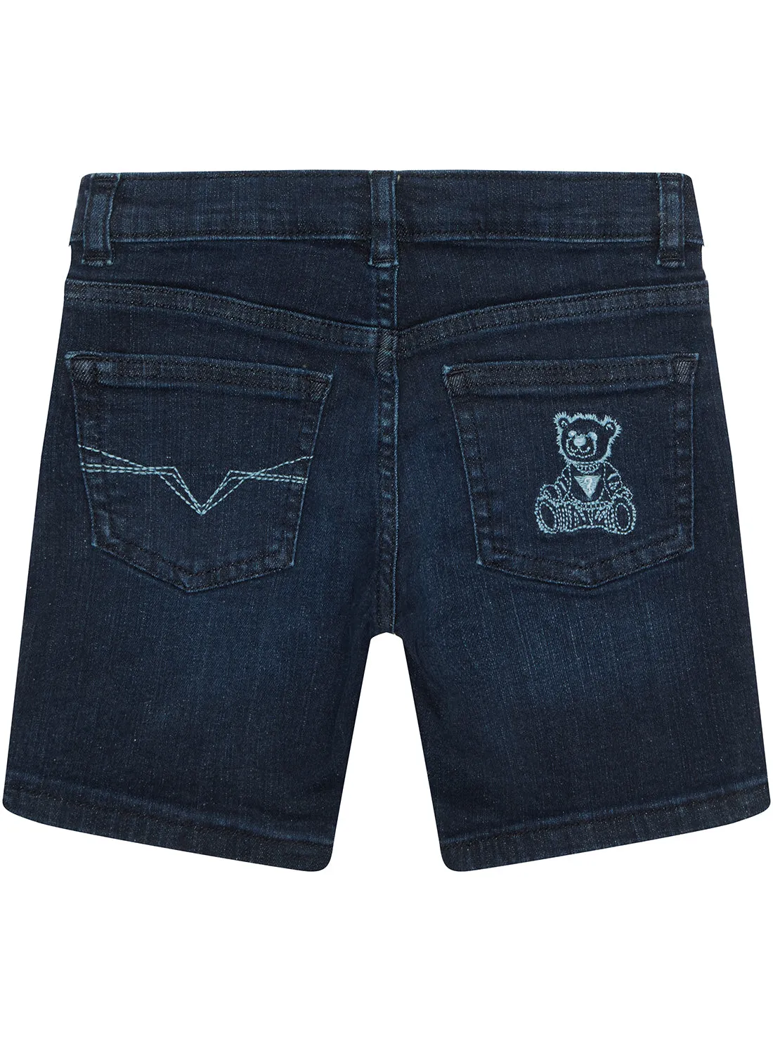 Navy Comfort Denim Shorts (2-7)