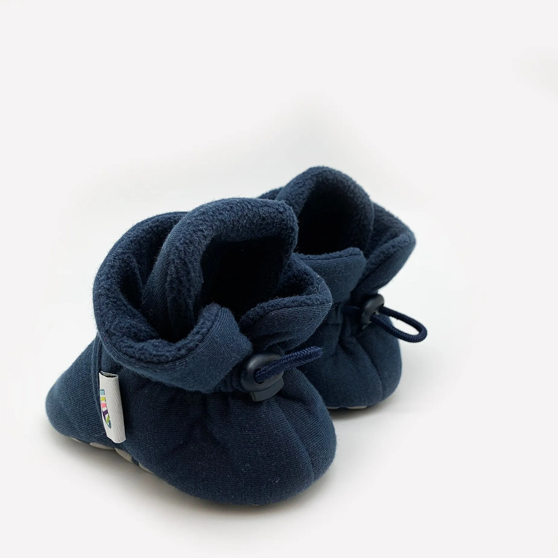 Newborn Stay-on Bootie Bundle - Booties   Leggings   Stay-on Socks - Navy