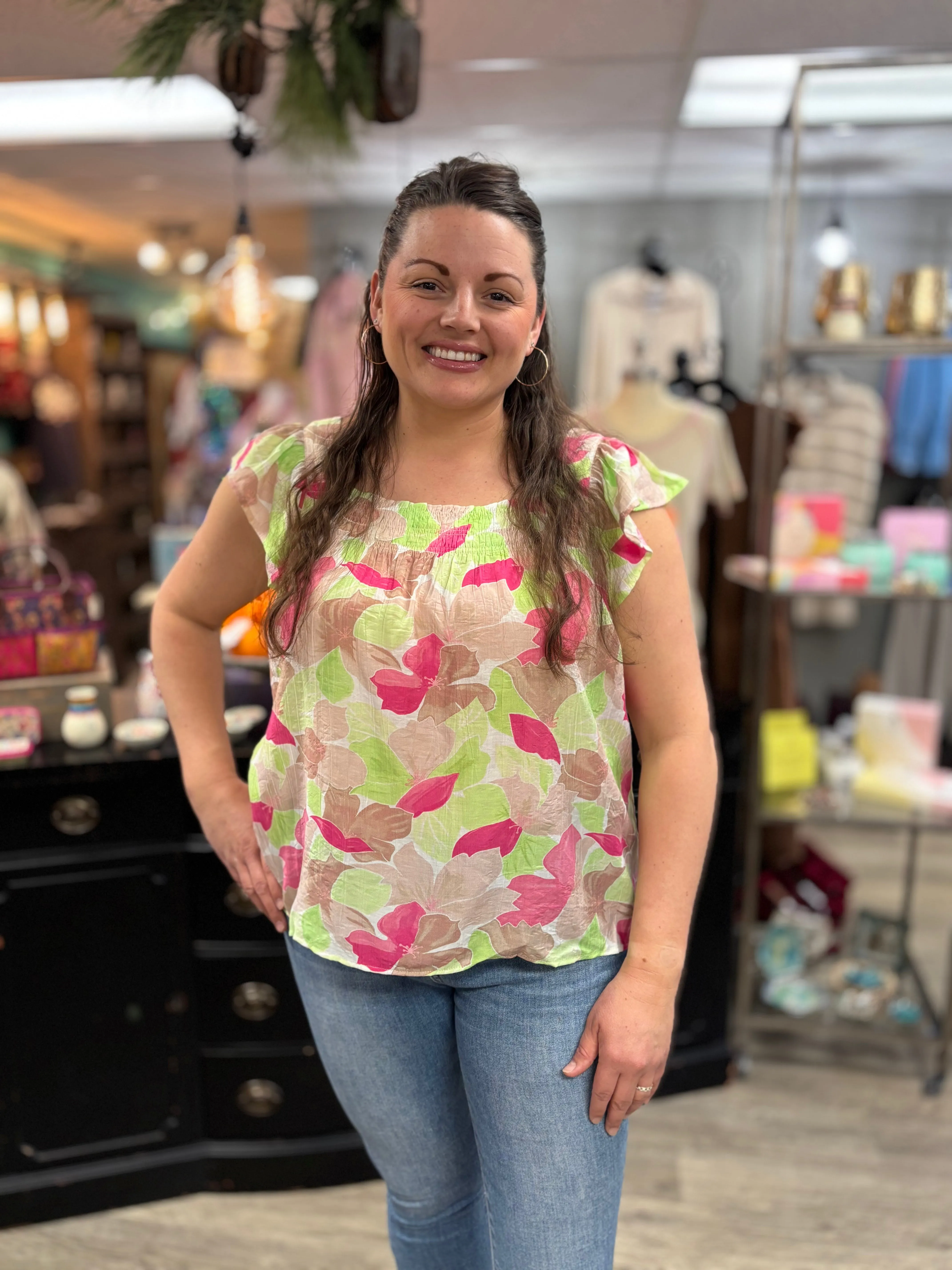 Pink Lemonade Short Sleeve Top