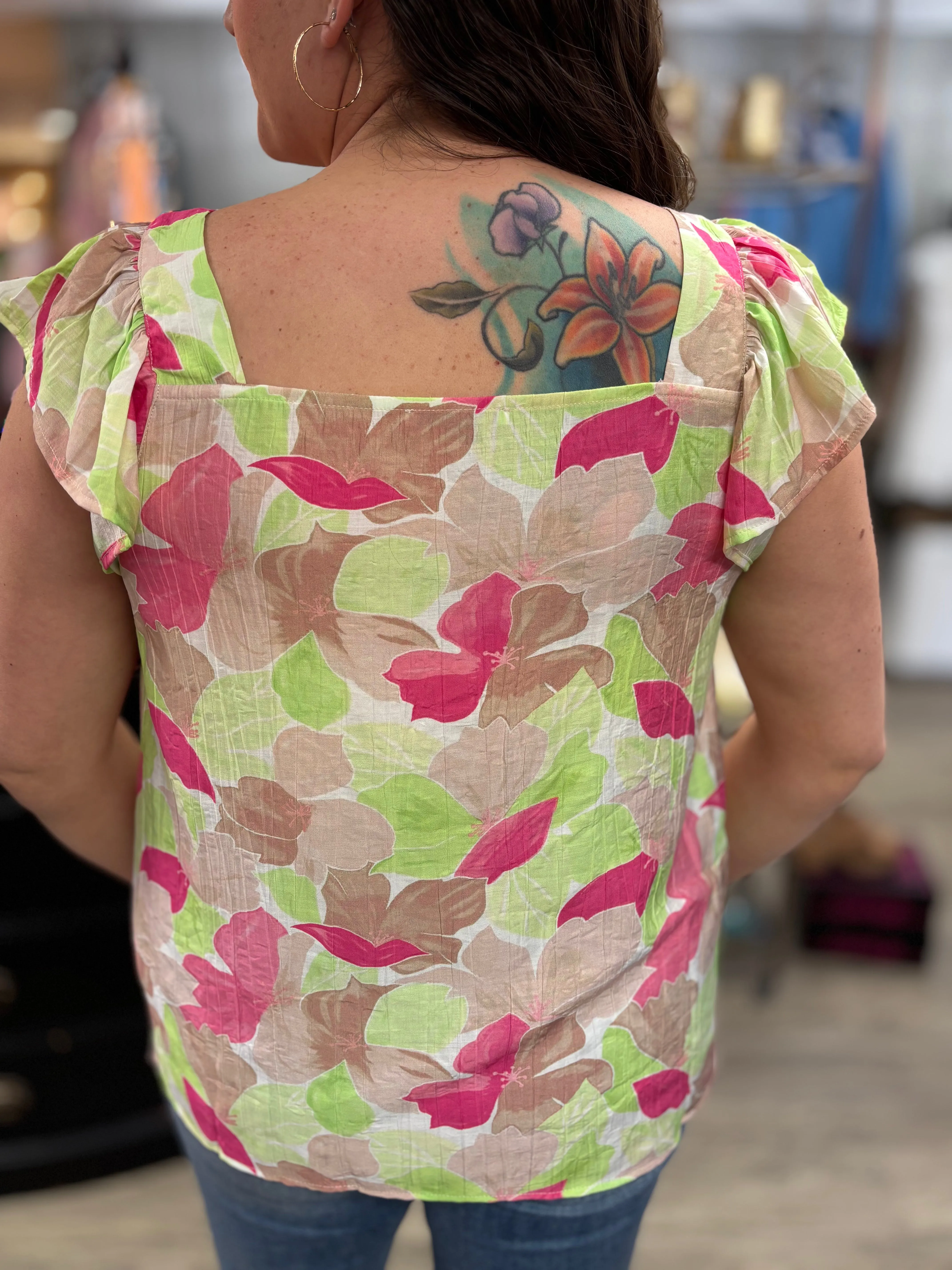 Pink Lemonade Short Sleeve Top