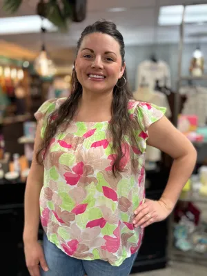 Pink Lemonade Short Sleeve Top