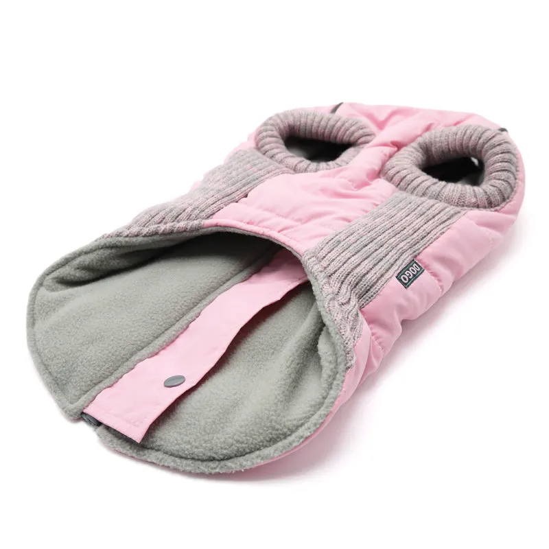PINK RUNNER DOG COAT