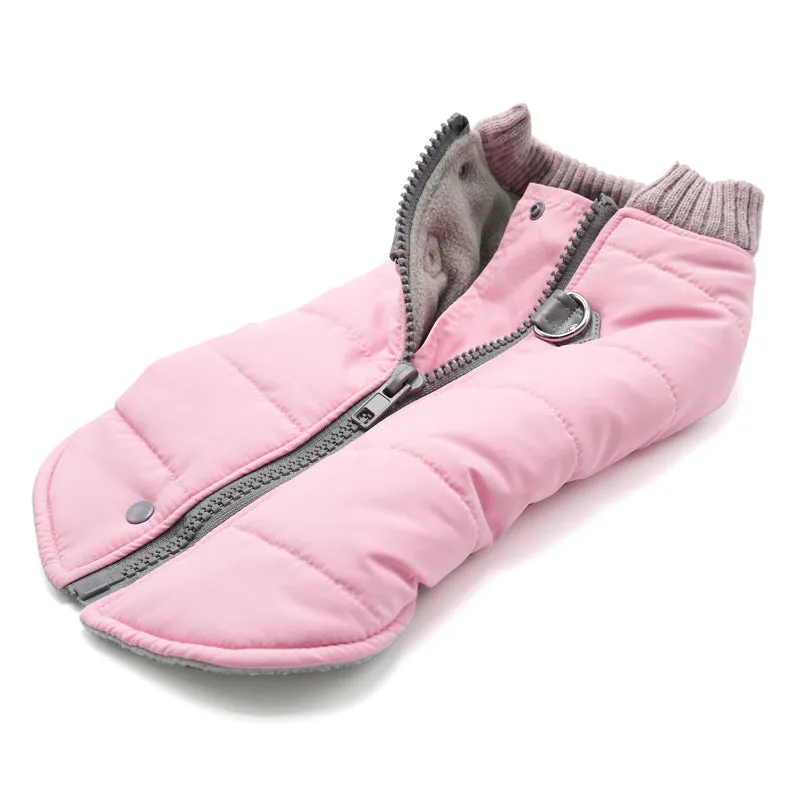 PINK RUNNER DOG COAT