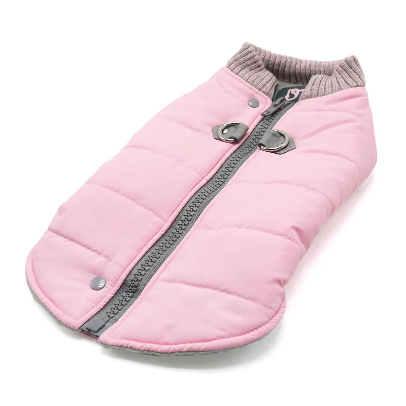 PINK RUNNER DOG COAT