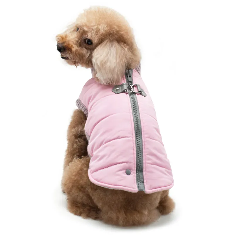 PINK RUNNER DOG COAT