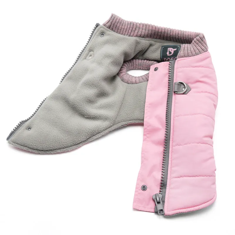 PINK RUNNER DOG COAT