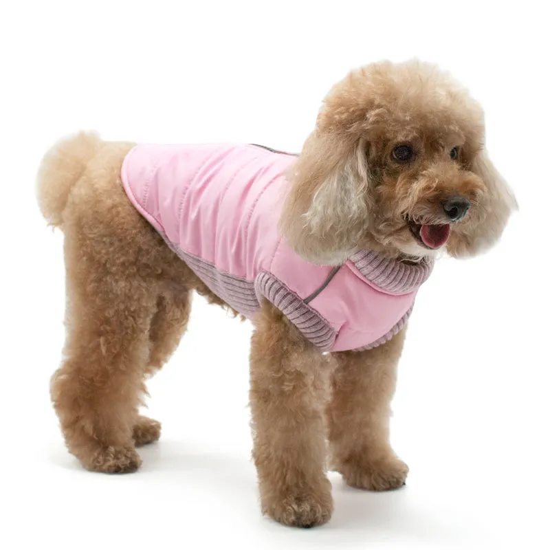 PINK RUNNER DOG COAT