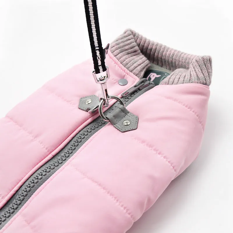 PINK RUNNER DOG COAT