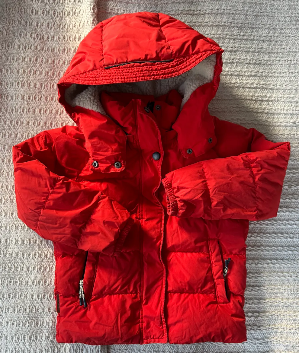 PRELVDWild Lunar Puffer in Expedition Red - 3-4y