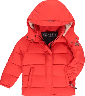 PRELVDWild Lunar Puffer in Expedition Red - 3-4y