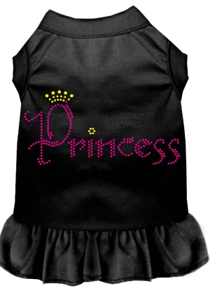 Princess Rhinestone Dress Black Xl