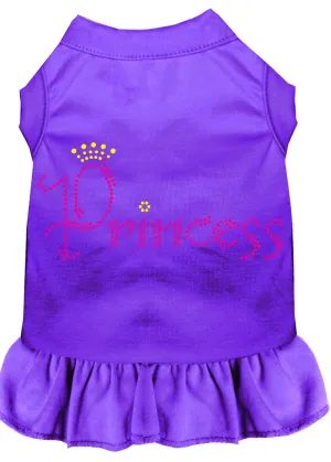 Princess Rhinestone Dress Purple Med
