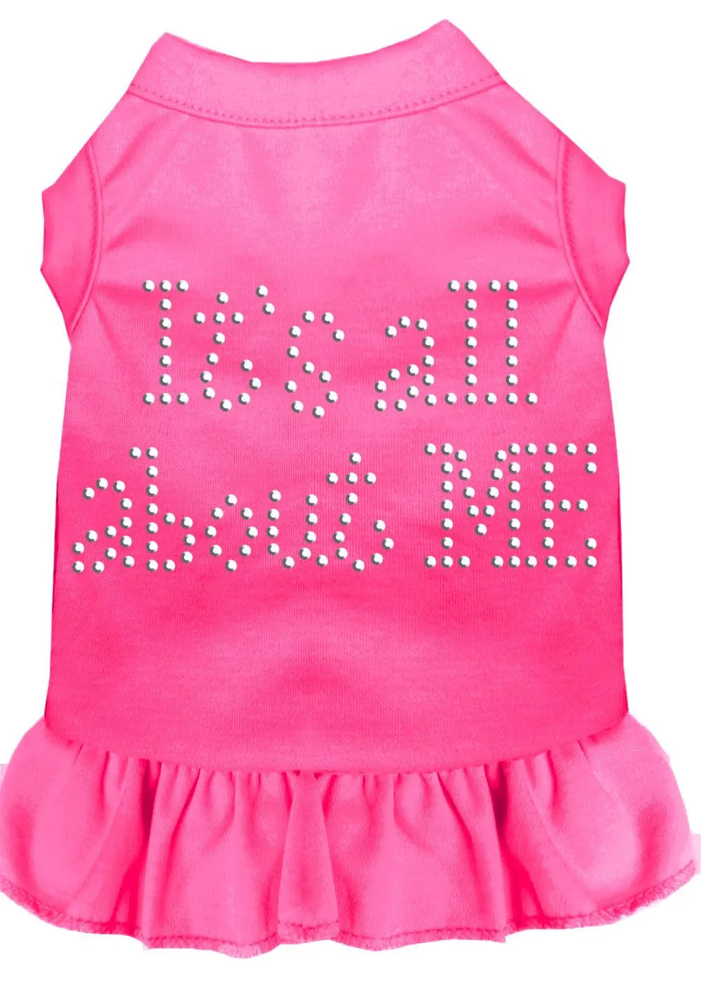 Rhinestone All About Me Dress Bright Pink 4x (22)