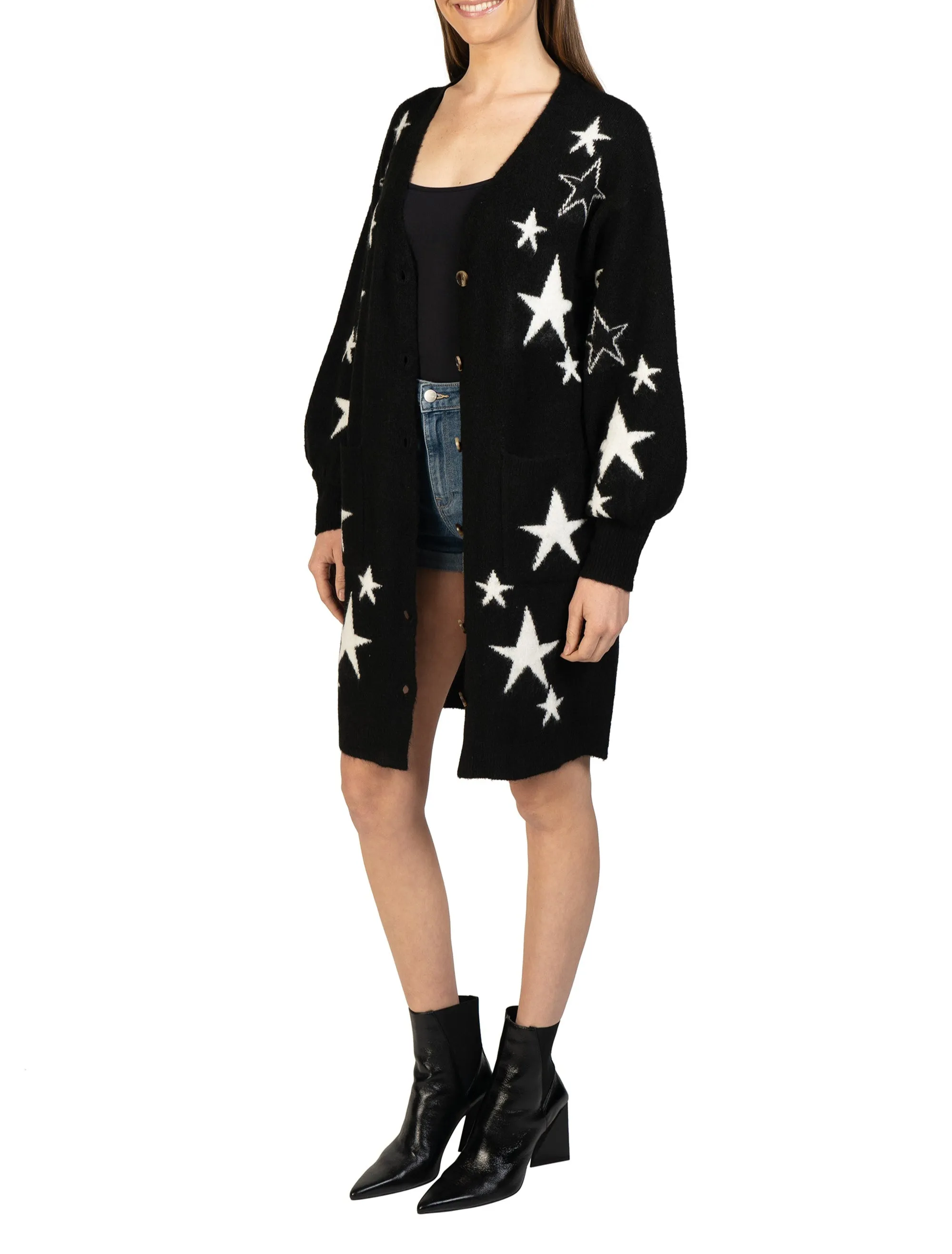 Star Knitted Cardigan