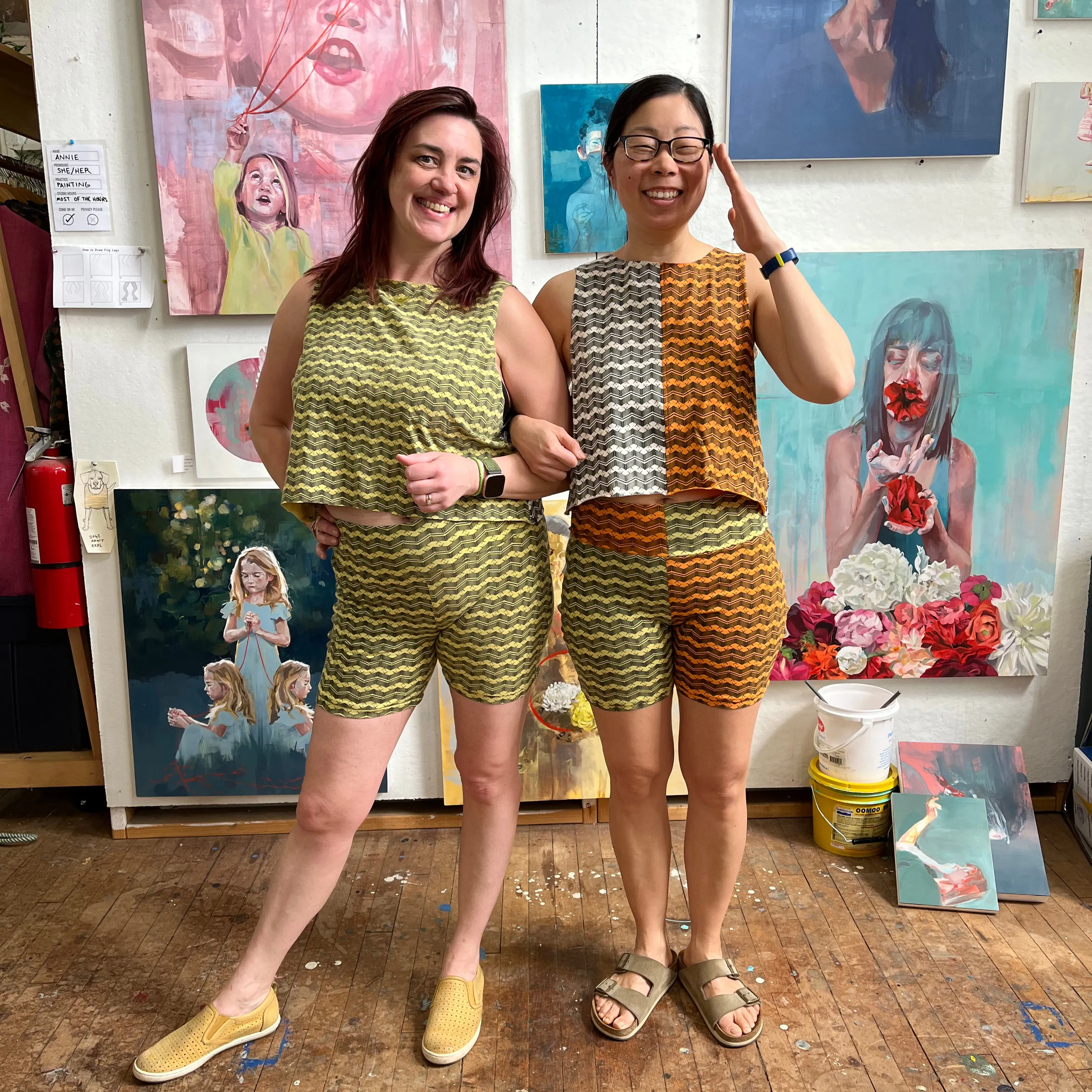 Summer Bike Shorts in Kiwi