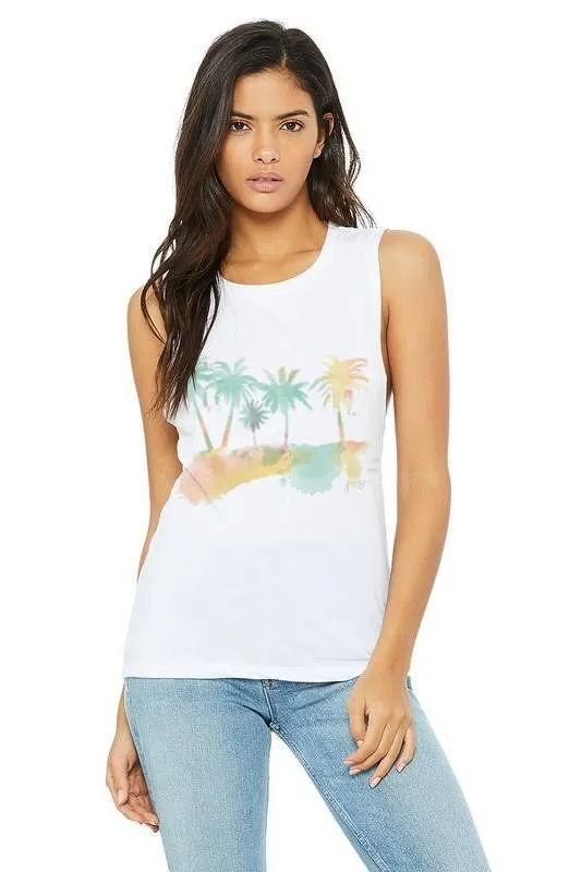 Take Me To Cali Palm Tank | JMS x Bella
