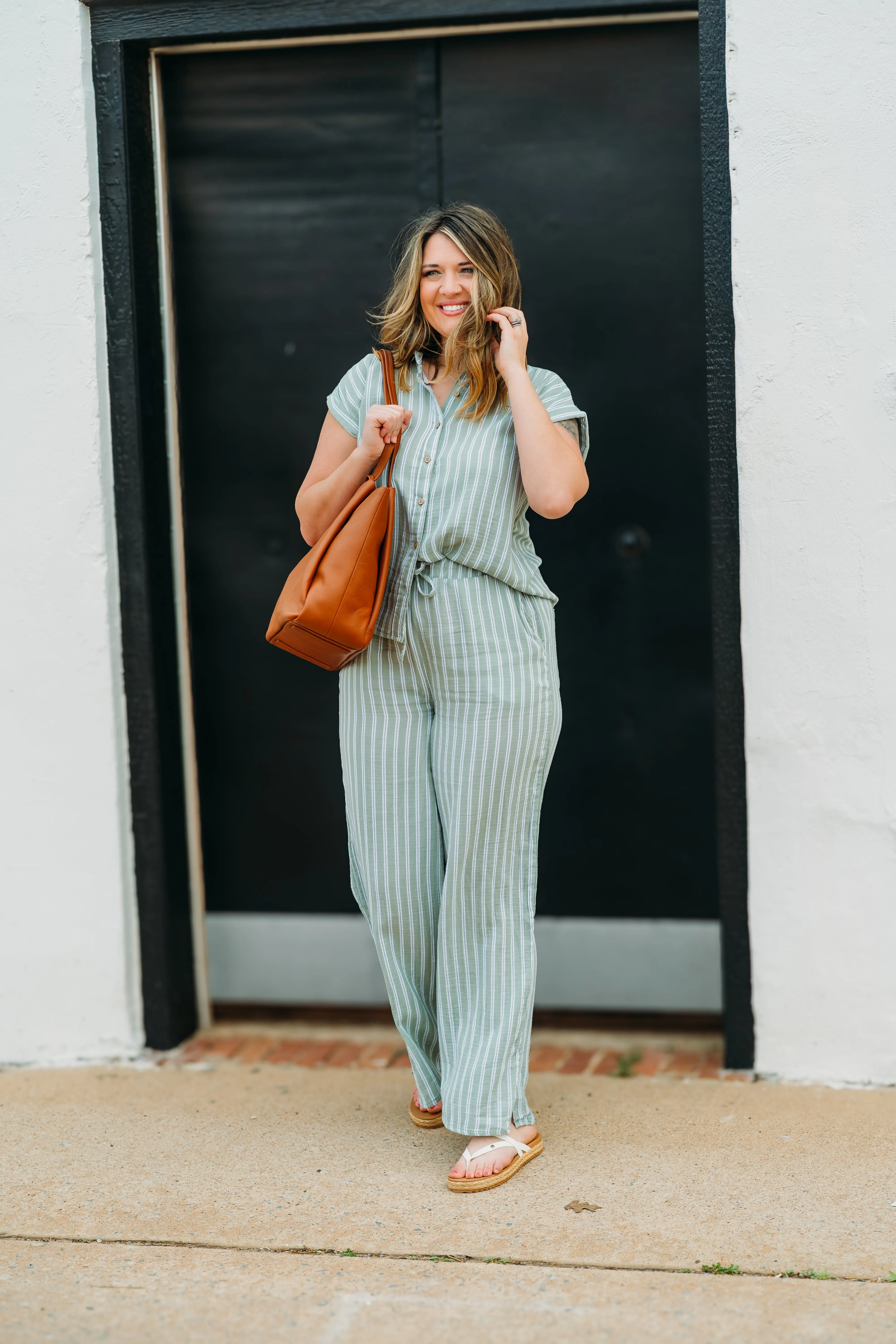 Thread & Supply: Verna Shirt in Sage White