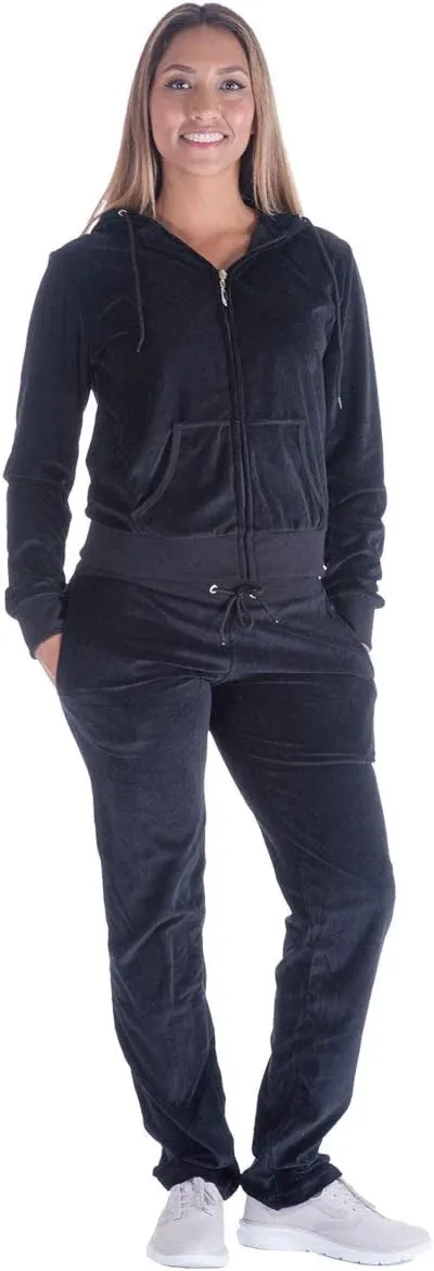 Tracksuit LJS200X Velour PlusSize 2pc Jog Set